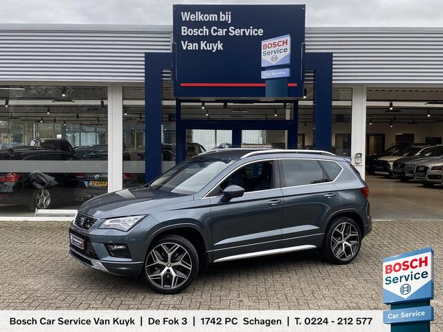 Seat ATECA 1.5 TSI FR Business Intense / Automaat / Dealer-Onderhouden / Vol-Leder / Cruise-Control / Climate-Control / Elektr.-Stoelen / Stoelverwarming / Apple-Carplay & Android-Auto / Keyless / LED / DAB Radio-Bluetooth / Navi / Draadloze-Telefoonlader / Flippers