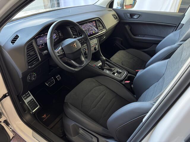 Seat ATECA CUPRA 1.5 TSI VIR.COCKPIT BEATS MATRIX LED ELEK.KLEP TREKHAAK NAVI CAMERA CARPLAY STOEL/STUUR VERW 09/2024
