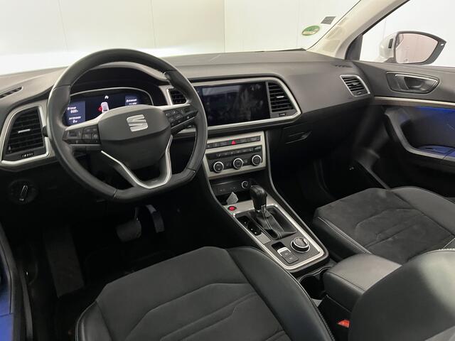 Seat ATECA 1.5 TSI Xperience / AUTOMAAT/ PANO/ ELEK.ACHTERKLEP/ MEMORY SEAT/ STUUR+STOELVERWARM./ PARK.SENSOR.V+A/ 360 CAMERA/ ACC/ KEYLESS/ DODEHOEK/ FULL LINK/ NAVI/ CLIMA/ DAB/ RIJ-MODI/ LED/ 18'' LMV