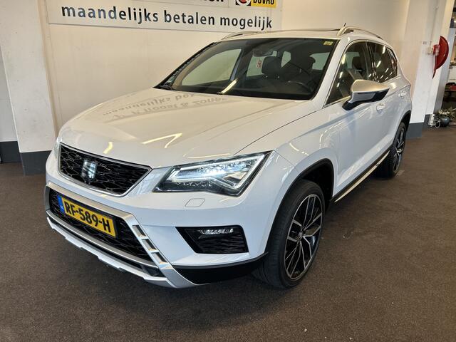 Seat ATECA 1.4 EcoTSI Xcellence Automaat | Panoramadak | Afneembare trekhaak | Achteruitrijcamera | Apple carplay | Cruise control | Climate control | Stoelverwarming | LED | Keyless | Elek. inklapbare spiegels | Sfeerverlichting