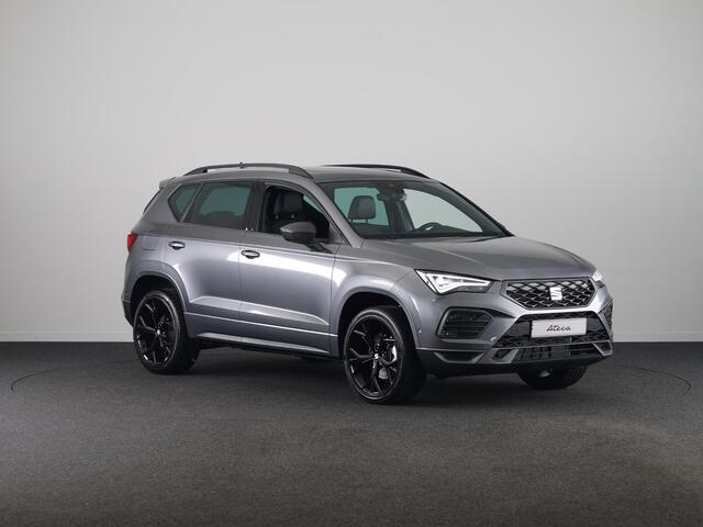 Seat ATECA 1.5 TSI FR Business Intense | Velgen 'Exclusive Glossy Black', 19 inch | Kuipstoelen, Dinamica Aurora Blue (suede look) | Verwambare voorstoelen + Stuurwiel | Draadloze Carplay