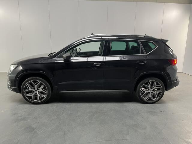 Seat ATECA 1.5 TSI FR / AUTOMAAT/ PANO/ TREKHAAK/ PARK.SENSOR.V+A/ 360 CAMERA/ STUUR+STOELVERWARM./ ACC/ FULL LINK/ ELEK.ACHTERKLEP/ BEATS AUDIO/ DODEHOEK/ KEYLESS/ RIJ-MODI/ DIGITAL DASH/ DAB/ NAVI/ CLIMA/ LED