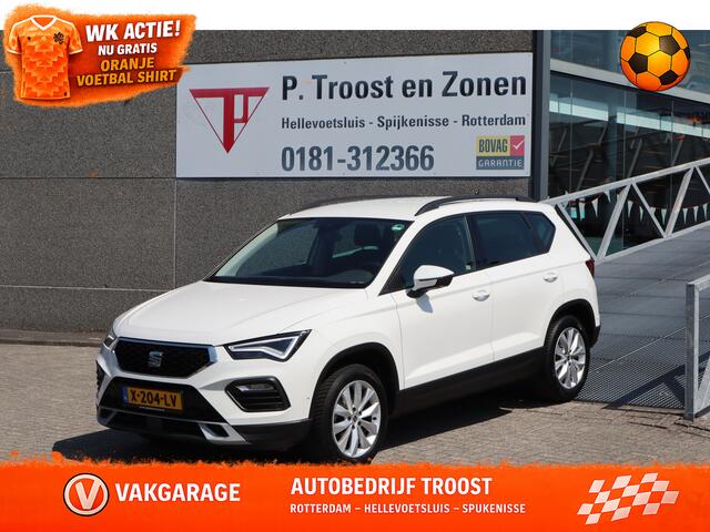 Seat ATECA 1.5 TSI Style Business Trekhaak/Apple carplay/Parkeer assistent/Cruise control/Navigatie/Digitale teller/Climate control/DAB/Lage km stand!