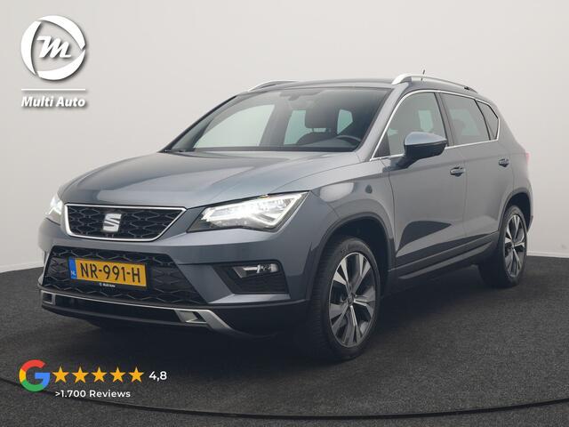 Seat ATECA 1.4 EcoTSI Xcellence 150pk | Trekhaak Af Fabriek | Camera | Sfeerverlichting | Apple Carplay | Keyless | Cruise Control | LED Koplampen | Navigatie | 18"L.M |