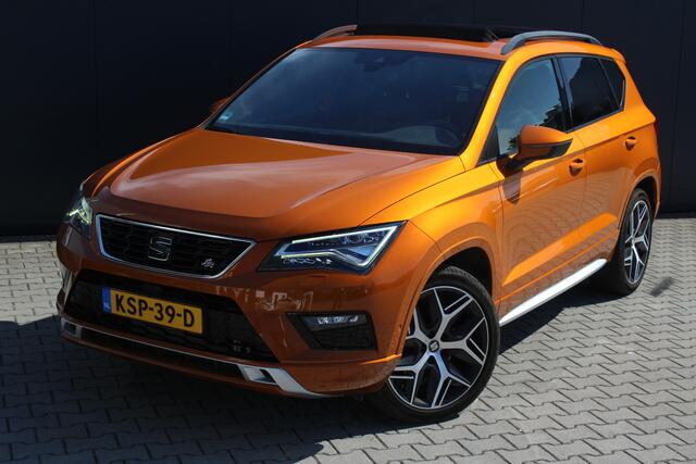 Seat ATECA 2.0 EcoTSI FR 4DRIVE Business Intense | Incl. 12 maanden garantie | Trekhaak | 360 camera | Parkeersensoren | Schuif/kantel dak | Climate control | Cruise control | Apple Carplay/Android Auto | Airco | Bluetooth | Elektrische kofferklep | Lichtmetalen velgen