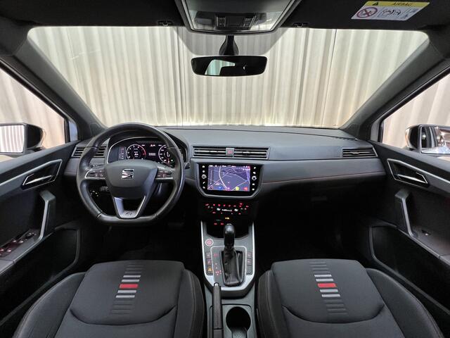 Seat Arona 1.0 TSI FR *Virtual Cockpit* Automaat / CarPlay / Camera / P-Assist / Adaptive Cruise / Clima / PDC / LED / Bluetooth / 17"LMV