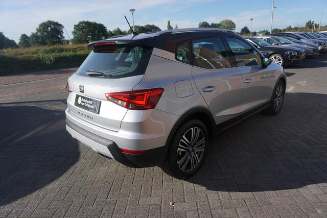 Seat Arona 1.0 TSI AUTOMAAT XCELLENCE BUSINESS INTENSE LUXE ZWARTE HEMEL CAMERA FULL LED ANDROID-APPLECARPLAY NAVI CLIMA CRUISE BLUETOOTH PDC V+A 17INCH KEYLESS ENZ...