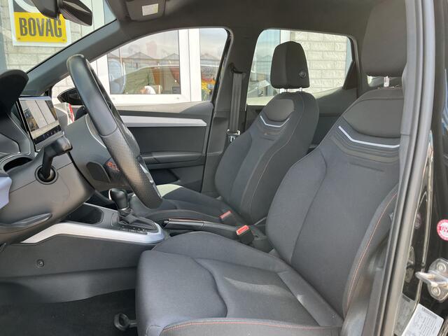 Seat Arona 1.0 TSI FR Business Intense / AUTOMAAT/ CRUISE/ FULL LINK/ PARK. SENSOREN + CAMERA/ CLIMA/ STOEL VERWARM./ NAVI/ DAB/ 17" LMV/ RIJ-MODI/ LED
