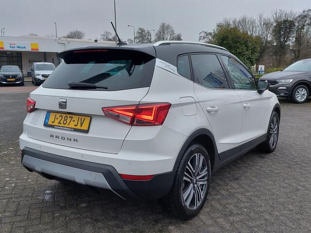 Seat Arona 1.0 TSI 116pk DSG Xcellence Business Intense | Navi | Apple Carplay | Clima | Adap.Cruise | Led Koplampen | Keyless Entry | Pdc V+A+Assist+Camera | Licht+Regensensor | Privacy Glass | 16''lm