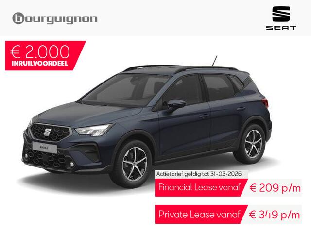 Seat Arona Style 1.0 TSI 95 PK | Trekhaak | Carplay | Parkeersensoren | Cruise control
