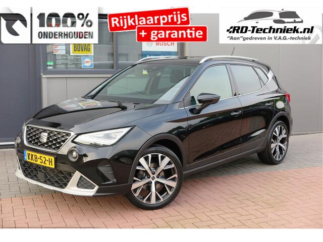 Seat Arona 1.0 TSI 70KW 95PK Xperience Connect,Led Matrix , Virtual cockpit, Keyless, Adaptive cruise, PDC, 18" LMV , Navi,App / smartlink , Bleutooth , DAB+ etc. Dealer onderhouden .