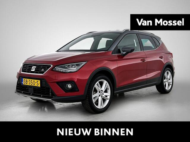 Seat Arona 1.0 TSI FR | Apple Carplay/Android Auto | Adaptieve Cruise Control | Parkeersensoren Voor & Achter + Camera | Stoelverwarming | Trekhaak | Climate Control | Navigatie | Keyless Entry | Privacy glass |