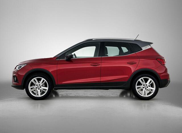Seat Arona 1.0 TSI FR | Apple Carplay/Android Auto | Adaptieve Cruise Control | Parkeersensoren Voor & Achter + Camera | Stoelverwarming | Trekhaak | Climate Control | Navigatie | Keyless Entry | Privacy glass |