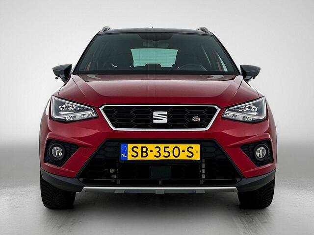 Seat Arona 1.0 TSI FR | Apple Carplay/Android Auto | Adaptieve Cruise Control | Parkeersensoren Voor & Achter + Camera | Stoelverwarming | Trekhaak | Climate Control | Navigatie | Keyless Entry | Privacy glass |