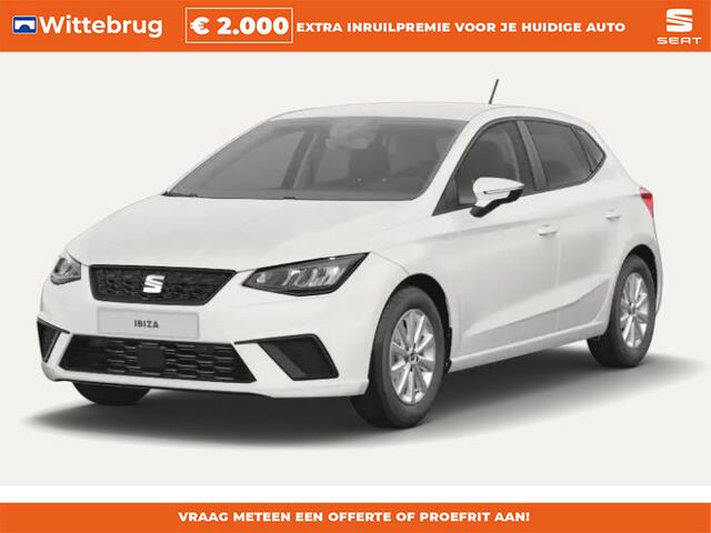 Seat IBIZA 1.0 EcoTSI Style Apple CarPlay(TM) & Android Auto(TM) / Parkeersensoren achter / Cruise Control / Multifunctioneel lederen stuurwiel