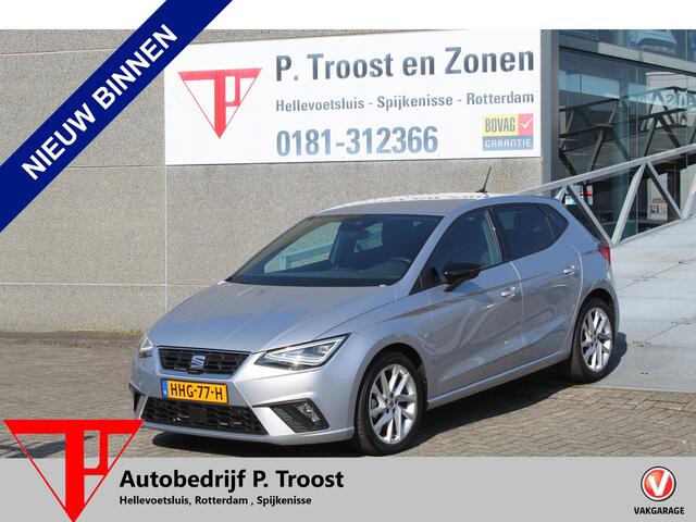 Seat IBIZA 1.0 EcoTSI FR Business Connect Uniek!!/Lage kilometerstand!!/AUTOMAAT/Virtual cockpit/Sfeerverlichting/Climate control/Cruise control/LED koplampen/Apple carplay/Parkeersensoren/Lane assist/Keyless/Bluetooth/DAB/Sport interieur/Elektrische ramen/Elektrisc