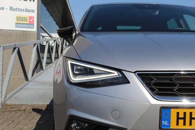 Seat IBIZA 1.0 EcoTSI FR Business Connect Uniek!!/Lage kilometerstand!!/AUTOMAAT/Virtual cockpit/Sfeerverlichting/Climate control/Cruise control/LED koplampen/Apple carplay/Parkeersensoren/Lane assist/Keyless/Bluetooth/DAB/Sport interieur/Elektrische ramen/Elektrisc