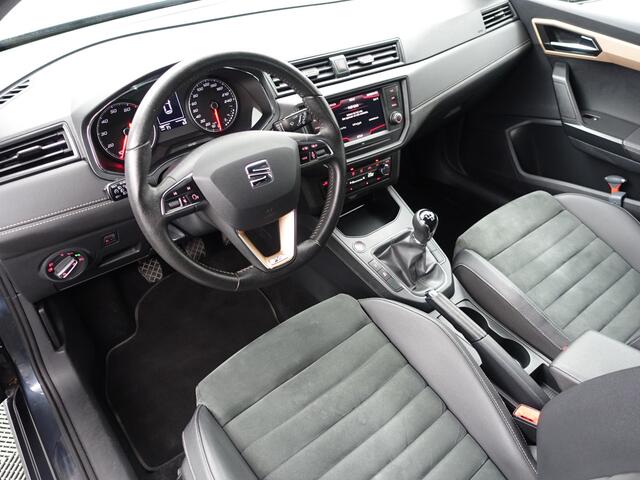 Seat IBIZA 1.0 TSI Excellence Alcantara Interieur, CarPlay, Sfeerverlichting, Front Assist, Keyless, Stoelverwarming