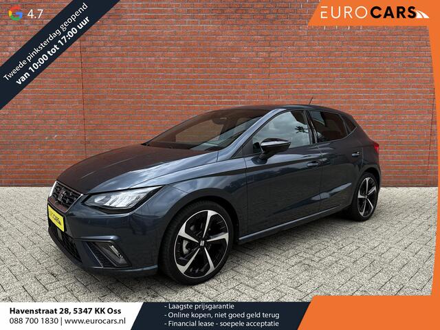 Seat IBIZA 1.0 TSI 110pk DSG FR Navigatie Apple Carplay / Android Auto Parkeersensoren Camera Adaptive Cruise Control Stoelverwarming Ledverlichting Virtual Cockpit Getinte ramen Climate Control