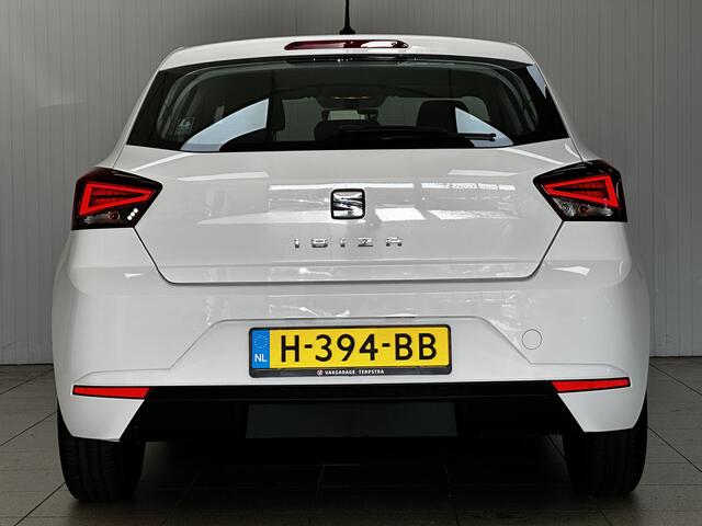 Seat IBIZA 1.0 TSI Style/ Clima/ Cruis/ Elek. pakket/ Isofix/ Bluetooth/ Multi. LEDER. Stuur/ Vermoeidheids herk./ LED Dagrijverl./ Getint glas.