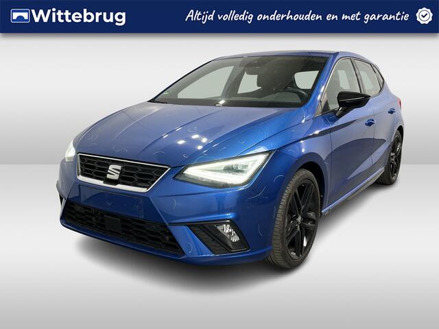 Seat IBIZA 1.0 EcoTSI FR / AUTOMAAT/ DIGITAL DASH/ KEYLESS/ LED/ 18" LMV/ NAVI/ ADAPT. CRUISE/ FULL LINK/ PARK. SENSOREN + CAMERA/ RIJ-MODI/ CLIMA