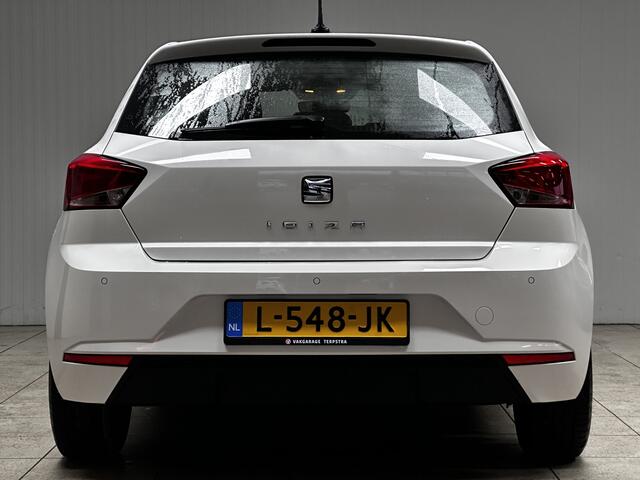 Seat IBIZA 1.0 TSI Style/ Apple + Android/ DAB+/ Clima/ Cruise/ Elek. pakket/ Isofix/ Regensensor/ Bluetooth/ Multi. LEDER. Stuur/ PDC/ Dagrijverl.