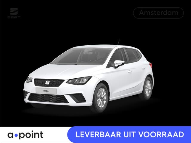 Seat IBIZA 1.0 EcoTSI Style | Trekhaakvoorbereiding | Glacial White Metallic