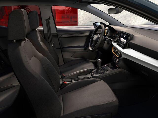 Seat IBIZA 1.0 EcoTSI Reference | Draadloze Carplay | Cruise Control | Full Led | Lichtmetalen Velgen: 'Brilliant Silver | Private Lease v/a 329,- euro!