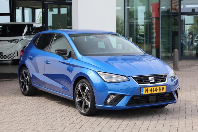 Seat IBIZA 1.0 EcoTSI FR Business Intense NL auto dealer onderhouden 18" lichtmetalen velgen, Full led, Navigatie professional, digital cockpit, camera, parkeersensoren (voor en achter), privacy glas, multifunctioneel stuurwiel, cruise control, LED dagrijverlichting