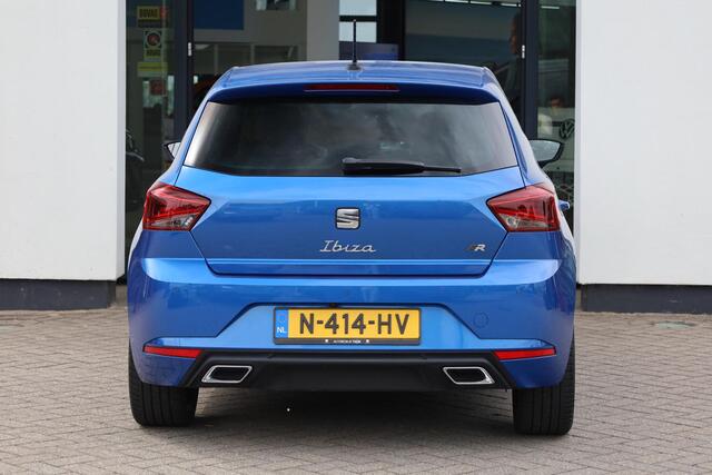 Seat IBIZA 1.0 EcoTSI FR Business Intense NL auto dealer onderhouden 18" lichtmetalen velgen, Full led, Navigatie professional, digital cockpit, camera, parkeersensoren (voor en achter), privacy glas, multifunctioneel stuurwiel, cruise control, LED dagrijverlichting
