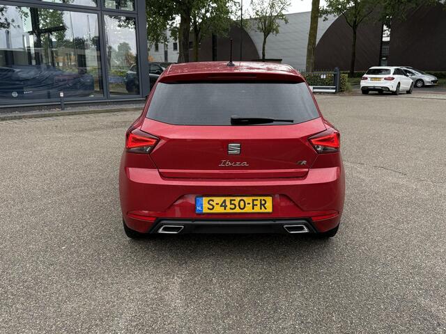Seat IBIZA 1.0 EcoTSI FR 18 INCH PUK VELGEN| PARKEERSENSOREN| RIJKLAAR GELEVERD INCL. 12 MND BOVAG GARANTIE| ORIGINEEL NEDERLANDS GELEVERD NAP| FULL LED| CARPLAY