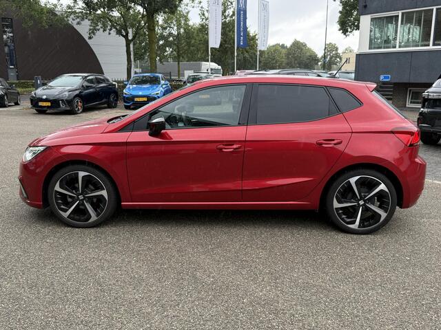 Seat IBIZA 1.0 EcoTSI FR 18 INCH PUK VELGEN| PARKEERSENSOREN| RIJKLAAR GELEVERD INCL. 12 MND BOVAG GARANTIE| ORIGINEEL NEDERLANDS GELEVERD NAP| FULL LED| CARPLAY