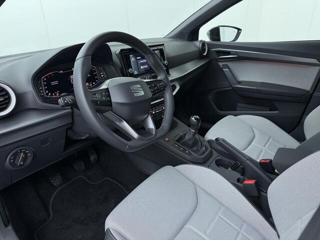 Seat IBIZA 1.0 EcoTSI FR Business Connect | 95 PK | Adaptive Cruise Control | Achteruitrijcamera | Dodehoek detectie | Keyless Entry | Kuipstoelen | Travel Assist | Climate control | Draadloze telefoonlader | LED verlichting | Sfeerverlichting | Stoelverwarming | Lichtmetalen velgen 18" | Parkeersensoren | Apple Carplay / Android Auto |