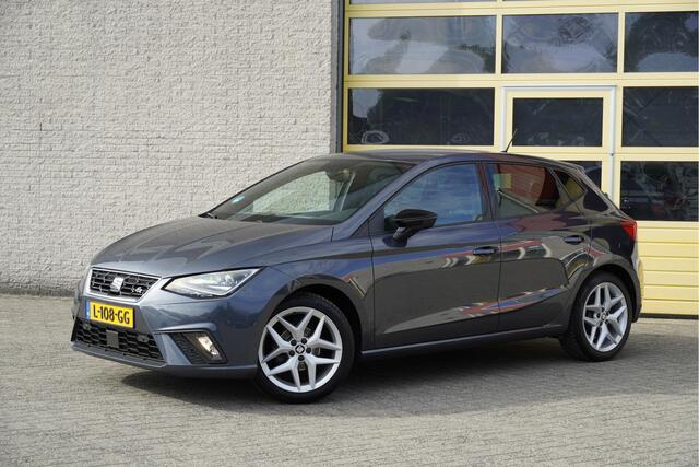 Seat IBIZA 1.0 TSI 5drs FR Business Intense Plus BJ2021 Lmv 17" | Led V+A | Pdc | Achteruitrijcamera | App-Connect | Navi | Virtual cockpit | Climate control | Cruise control | Sportstoelen | Verwarmde voorstoelen | Zwarte hemel | Extra getint glas