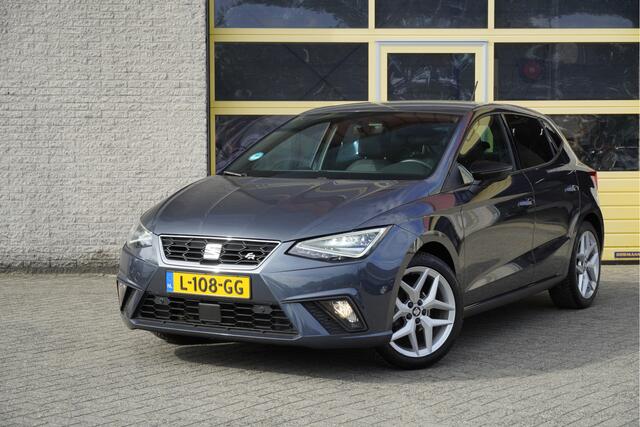 Seat IBIZA 1.0 TSI 5drs FR Business Intense Plus BJ2021 Lmv 17" | Led V+A | Pdc | Achteruitrijcamera | App-Connect | Navi | Virtual cockpit | Climate control | Cruise control | Sportstoelen | Verwarmde voorstoelen | Zwarte hemel | Extra getint glas