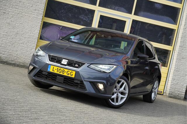 Seat IBIZA 1.0 TSI 5drs FR Business Intense Plus BJ2021 Lmv 17" | Led V+A | Pdc | Achteruitrijcamera | App-Connect | Navi | Virtual cockpit | Climate control | Cruise control | Sportstoelen | Verwarmde voorstoelen | Zwarte hemel | Extra getint glas