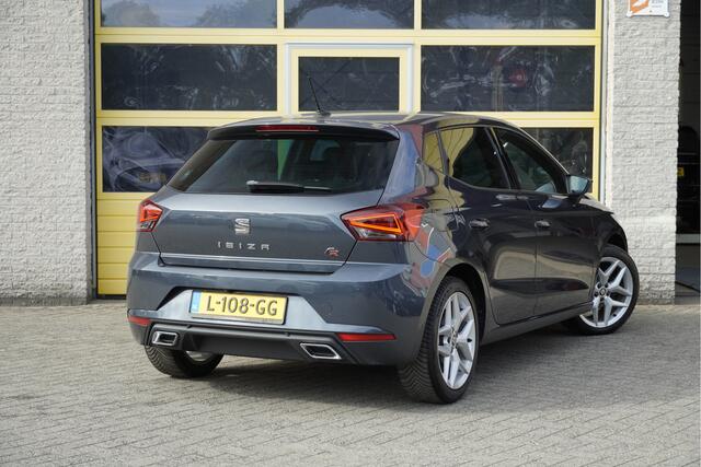 Seat IBIZA 1.0 TSI 5drs FR Business Intense Plus BJ2021 Lmv 17" | Led V+A | Pdc | Achteruitrijcamera | App-Connect | Navi | Virtual cockpit | Climate control | Cruise control | Sportstoelen | Verwarmde voorstoelen | Zwarte hemel | Extra getint glas