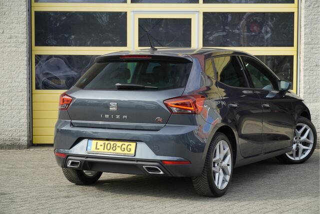 Seat IBIZA 1.0 TSI 5drs FR Business Intense Plus BJ2021 Lmv 17" | Led V+A | Pdc | Achteruitrijcamera | App-Connect | Navi | Virtual cockpit | Climate control | Cruise control | Sportstoelen | Verwarmde voorstoelen | Zwarte hemel | Extra getint glas