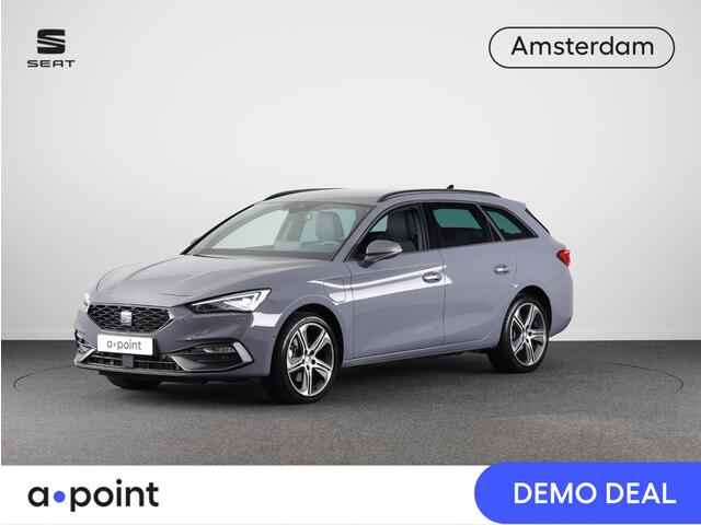 Seat LEON Sportstourer 1.5 TSI e-Hybrid FR PHEV First Edition 204pk Plug in Hybrid | Trekhaak | 18 inch lichtmetalen velgen | Verwarmbare voorstoelen