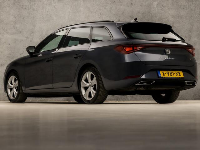 Seat LEON Sportstourer 1.5 eTSI FR Business Intense 150Pk Automaat (VITUAL COCKPIT, APPLE CARPLAY, GROOT NAVI, KEYLESS, LEDER/ALCANTARA, STUUR/STOELVERWARMING, SPORTSTOELEN, ADAPTIVE CRUISE, GETINT GLAS, SFEERVERLICHTING, NIEUWSTAAT)