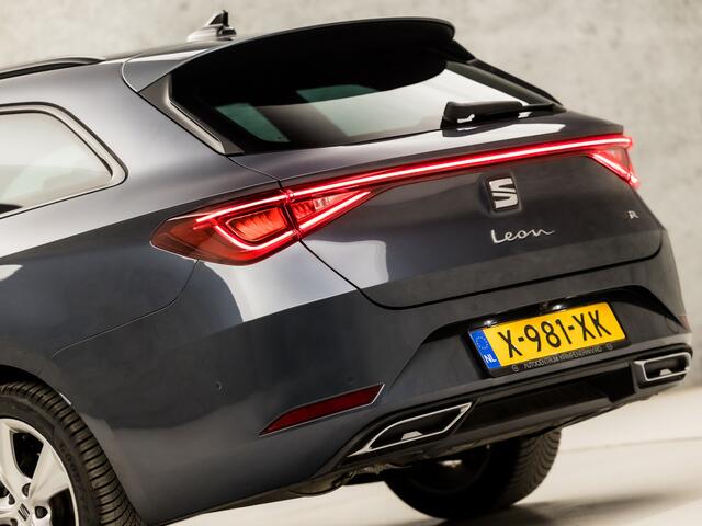 Seat LEON Sportstourer 1.5 eTSI FR Business Intense 150Pk Automaat (VITUAL COCKPIT, APPLE CARPLAY, GROOT NAVI, KEYLESS, LEDER/ALCANTARA, STUUR/STOELVERWARMING, SPORTSTOELEN, ADAPTIVE CRUISE, GETINT GLAS, SFEERVERLICHTING, NIEUWSTAAT)