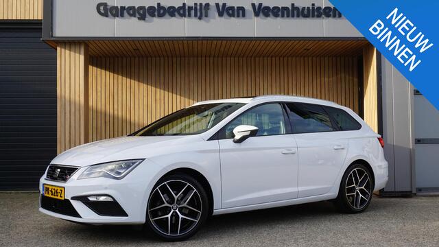 Seat LEON ST 1.4 EcoTSI 150pk FR-Line Pano.Dak LED 18inch LM Trekhaak Navi Clima *NL auto* 132368km *Nevada white Pearl*