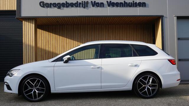 Seat LEON ST 1.4 EcoTSI 150pk FR-Line Pano.Dak LED 18inch LM Trekhaak Navi Clima *NL auto* 132368km *Nevada white Pearl*