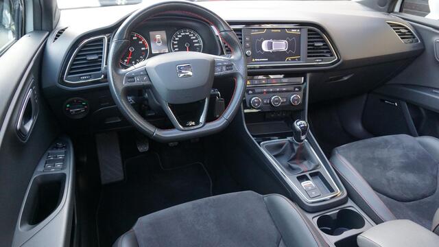 Seat LEON ST 1.4 EcoTSI 150pk FR-Line Pano.Dak LED 18inch LM Trekhaak Navi Clima *NL auto* 132368km *Nevada white Pearl*