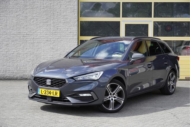 Seat LEON Sportstourer 1.5 eTSI 150PK! Automaat FR Business Intense BJ2021 Lmv 18" | Led | Pdc | Navi | Dynamische knipperlichten | Keyless entry | Elek. trekhaak | App-Connect | Virtual cockpit | Beats Audio | Climate control | Cruise control | Sportstoelen | Zwar