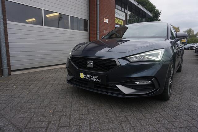 Seat LEON 1.5 eTSI 150PK FR SPORT NIEUW MODEL! AUTOMAAT DEALER ONDERHOUDEN VIRTUEEL COCKPIT ANDROID-APPLECARPLAY NAVI STOEL+STUURVERWARMING ADAPTIEVE CRUISE CLIMA FULL LED PDC V+A 18INCH ENZ...