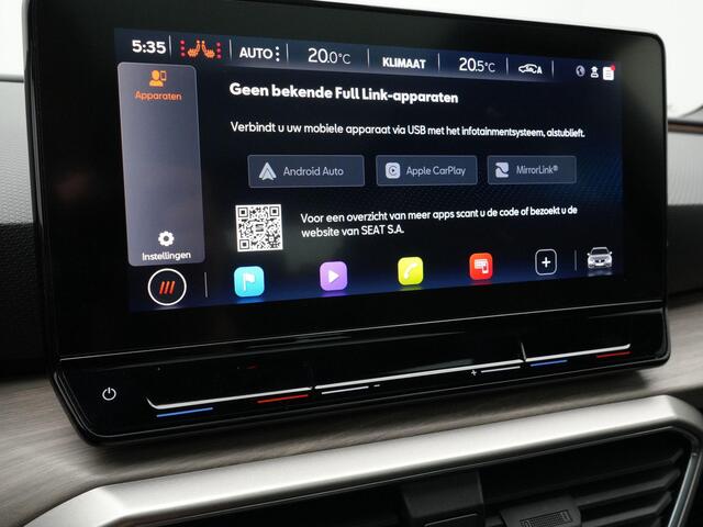 Seat LEON Sportstourer 1.5 eTSI 150 pk DSG Xcellence | Panoramadak | Leder | Beats audio | Stoelverwarming | Keyless | Achteruitrijcamera | 18 inch