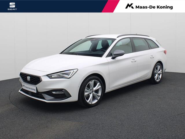 Seat LEON Sportstourer 1.5eTSI/150PK FR DSG · Navigatie · Keyless · Camera + Parkeersensoren · Garantie tot maart 2029 of 100000km
