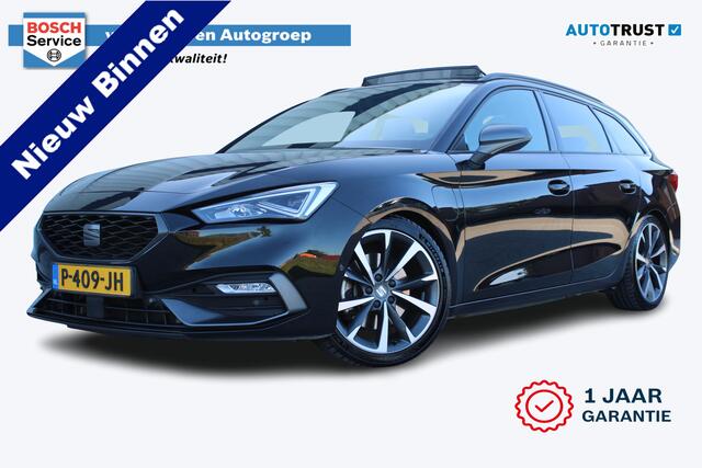 Seat LEON Sportstourer 1.4 TSI eHybrid PHEV FR | Incl. 12 maanden garantie | Adaptieve cruise control | Climate control | Stoel/stuur verwarming | DAb radio | Apple carplay/Android auto | Parkeercamera | Schuif/kantel dak |