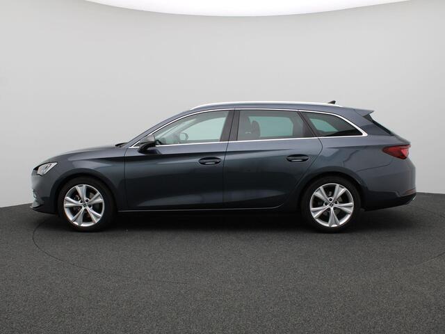 Seat LEON Sportstourer 1.5 eTSI FR Business Intense 150PK DSG Adaptieve Cruise Controle, Parkeersensoren Achter, Stoelverwarming, Clima, Navi, Full LED, Trekhaak, 17" LM Velgen